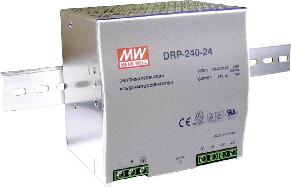 Napajač za profilne šine (DIN-letva) Mean Well DRP-240-48 48 V/DC 5 A 240 W 1 x slika