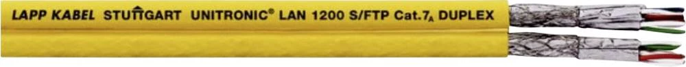 Mrežni kabel CAT 7a S/FTP 4 x 2 x 0.33 mm žute boje LappKabel 2170618 100 m slika