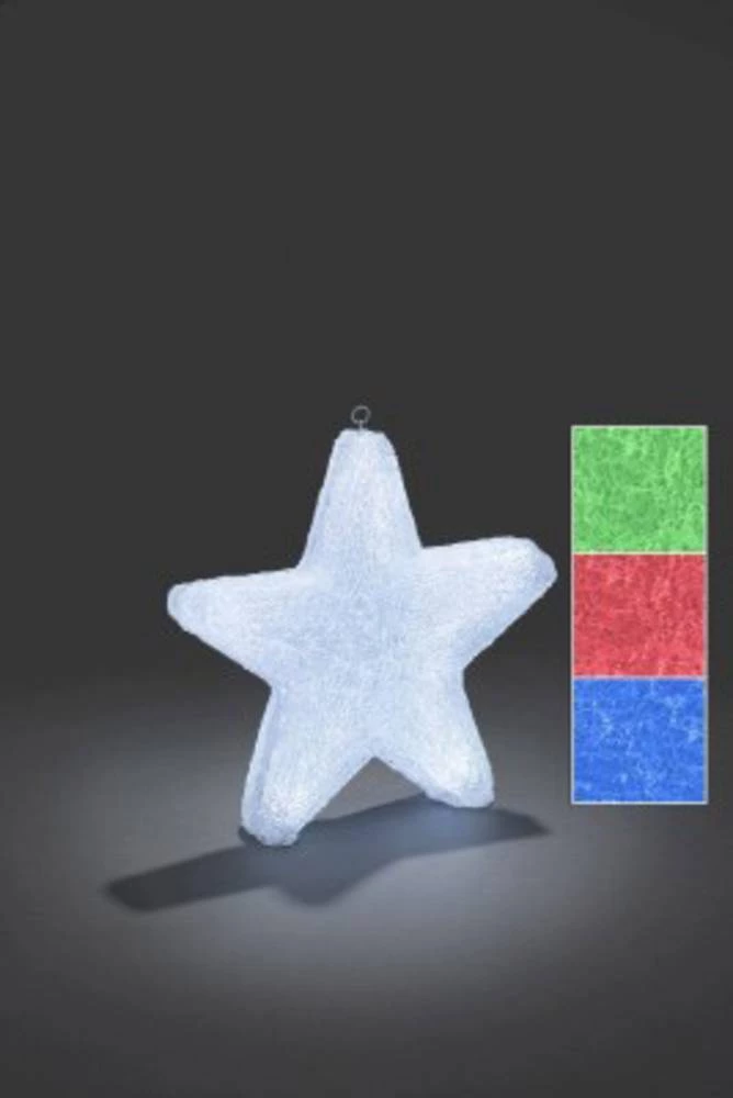 Akrilna figura zvijezda LED Konstsmide 6128-500 bijela slika