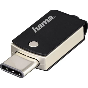 USB dodatna memorija za pametni telefon/tablet C-Turn 00114976 Hama 32 GB USB 3.0, USB-Câ„? crna/srebrna slika