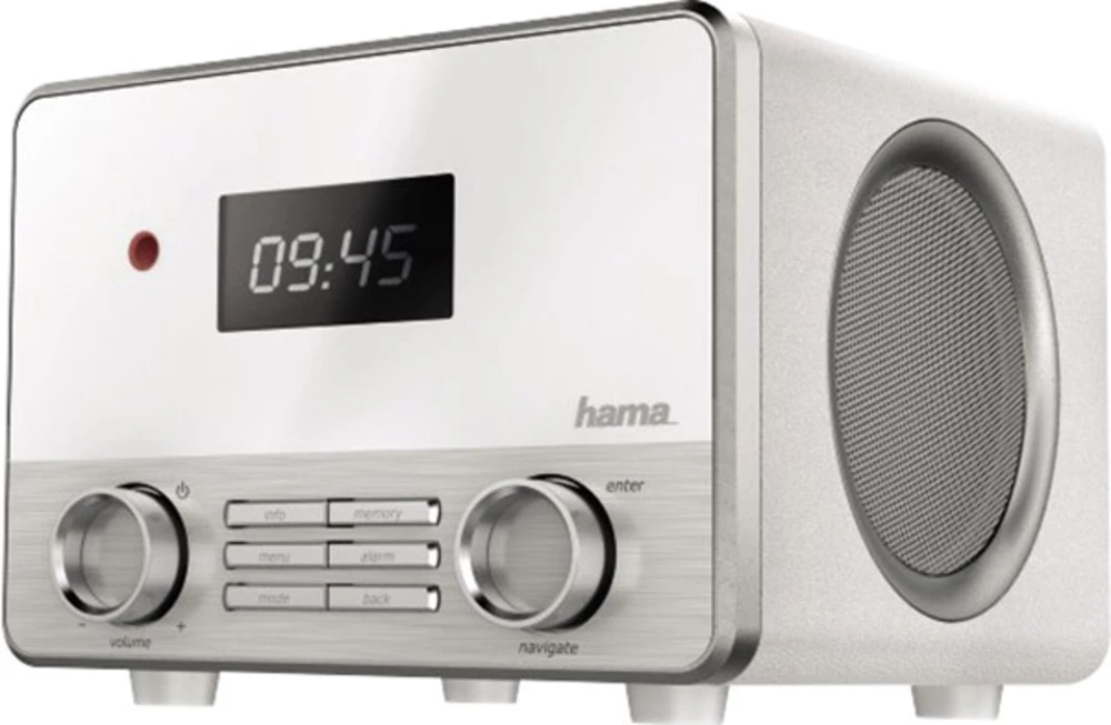 Internetski stolni radio IR111 Hama AUX, internetski radio, USB, Spotify bijela slika