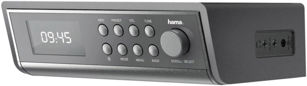 Internetski radio IR320 Hama kuhinjski radio, ugradbeni radio, AUX, internetski radio, srebrna slika