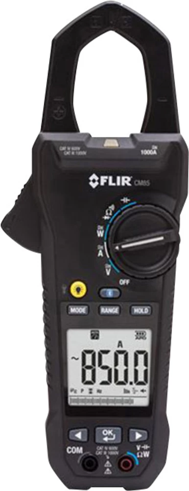 Strujna kliješta, ručni multimetar digitalni FLIR CM85 kalibrirana prema: tvorničkom standardu (bez certifikata) CAT IV 600 V, C slika