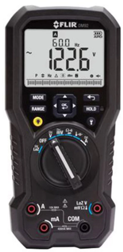 Ručni multimetar FLIR DM92 kalibriran prema: tvorničkom standardu CAT III 1000 V, CAT IV 600 V slika