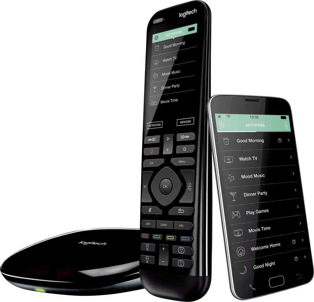 Daljinski upravljač Harmony Elite Logitech IC, Bluetooth®, WLAN crna slika