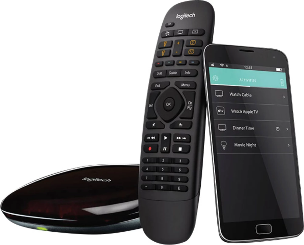 Daljinski upravljač Harmony Companion Logitech IC, Bluetooth®, WLAN crna slika