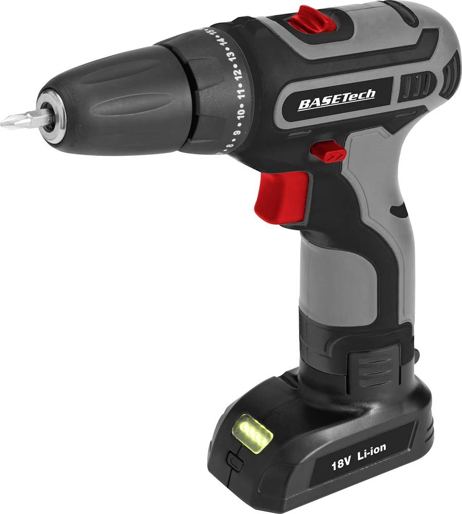 Basetech akumulatorski odvijač s baterijom 18 V 1.5 Ah Li-Ion slika