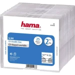 Prazne kutije za CD-e SlimDouble Hama 2 CD-a, komplet od 25 kom.