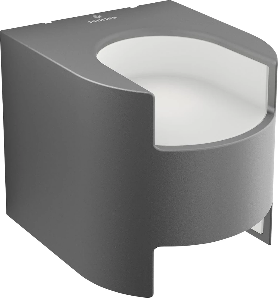LED vanjska zidna svjetiljka 9 W topla bijela Philips Lighting Grass 173219316 antracit slika