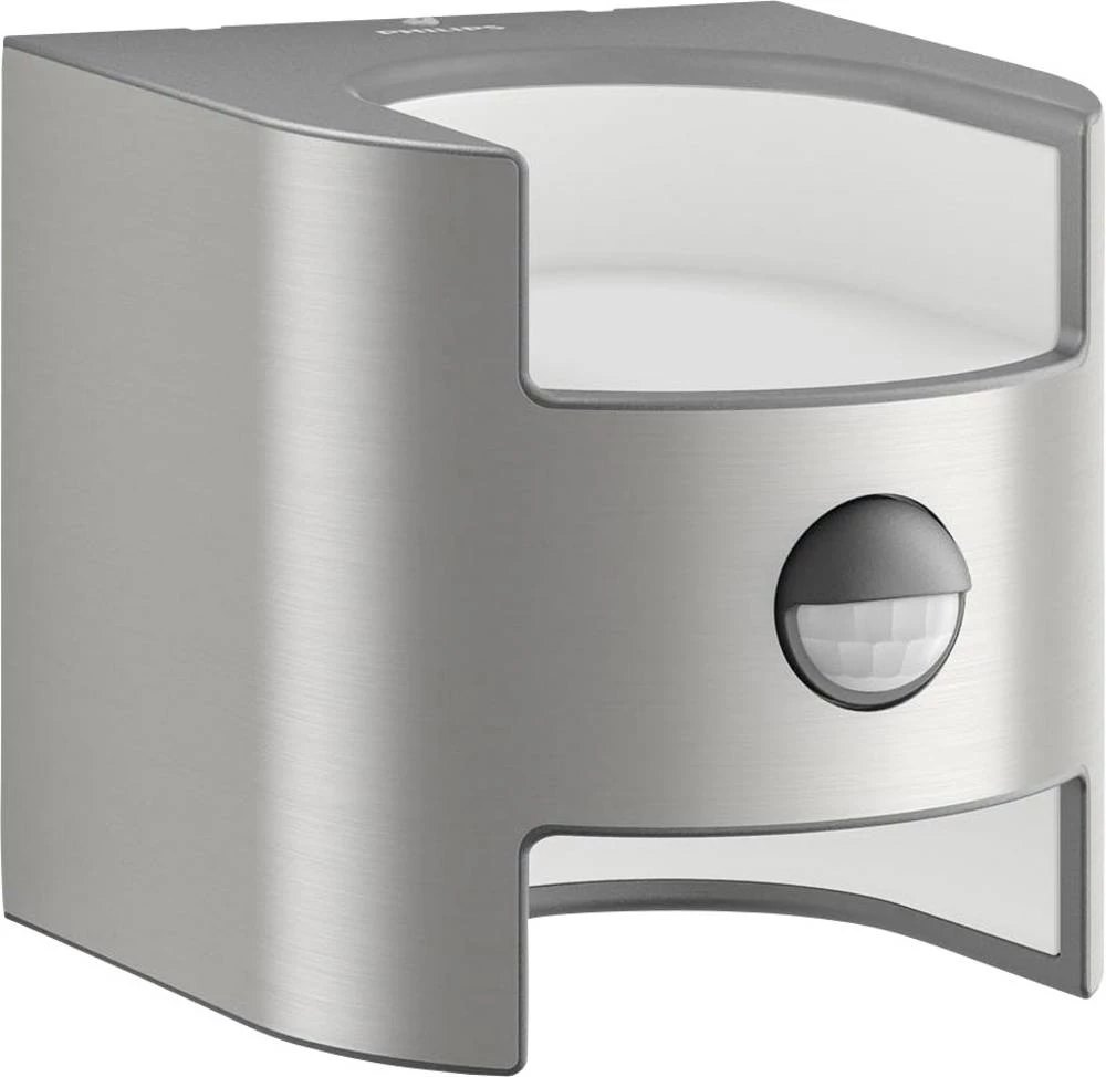 Vanjska zidna svjetiljka s senzorom pokreta 9 W topla bijela Philips Lighting Gras 173214716 nehrđajući čelik slika