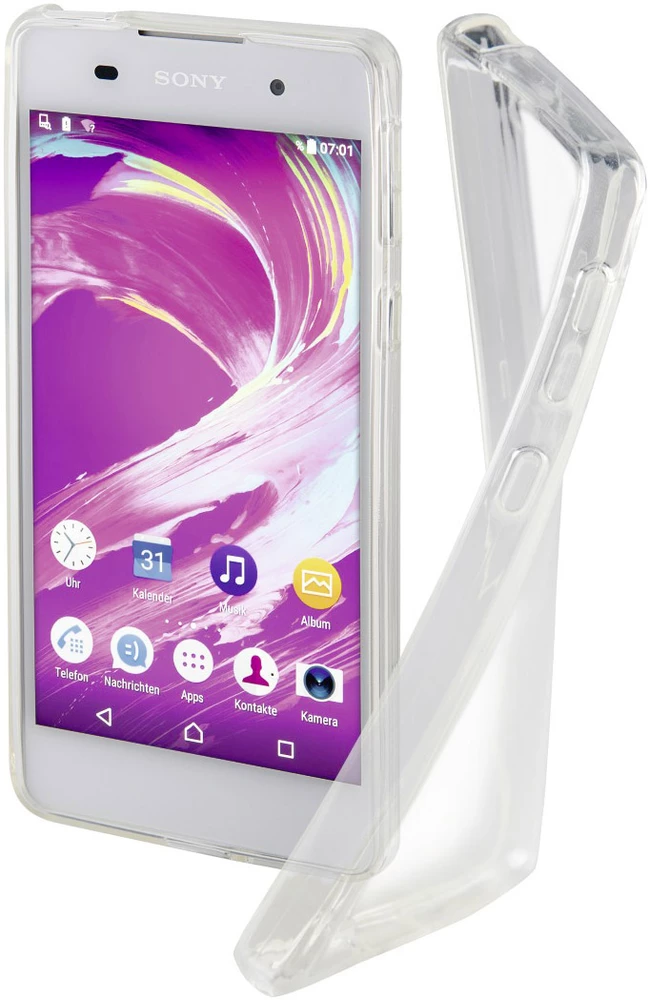 Maska za pametni telefon "Crystal" Hama za: Sony Xperia E5 prozirna slika