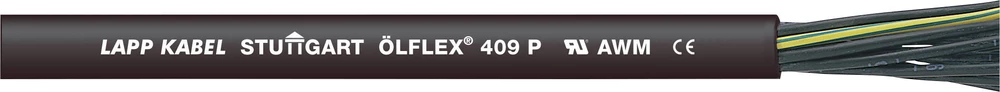 Upravljački kabel ÖLFLEX® 409 P 3 G 1 mm crne boje LappKabel 1311203/500 500 m slika
