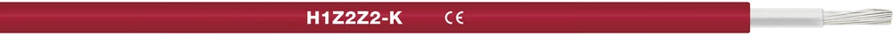 Fotonaponski kabel H1Z2Z2-K 1 x 6 mm crvene boje LappKabel 1023573/100 100 m slika