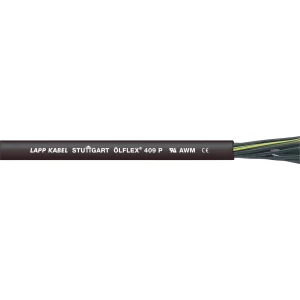 Upravljački kabel ÖLFLEX® 409 P 12 G 1 mm crne boje LappKabel 1311212/1000 1000 m slika