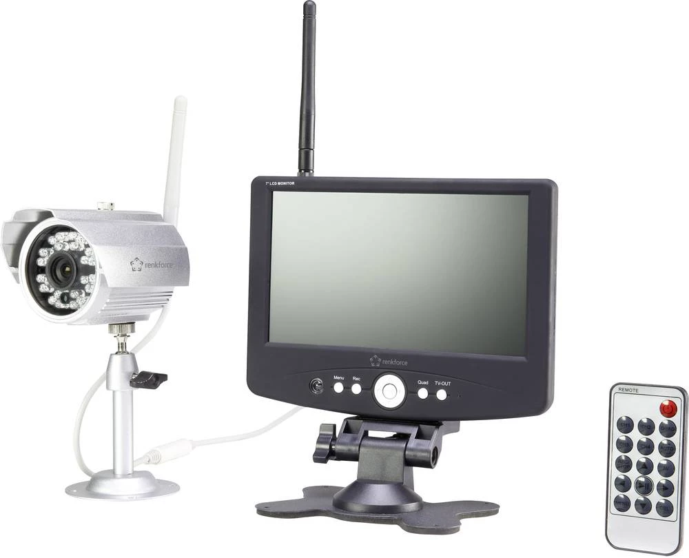 Bežična nadzorna kamera 4-kanalni komplet s 1 kamerom Renkforce 37370A1 slika