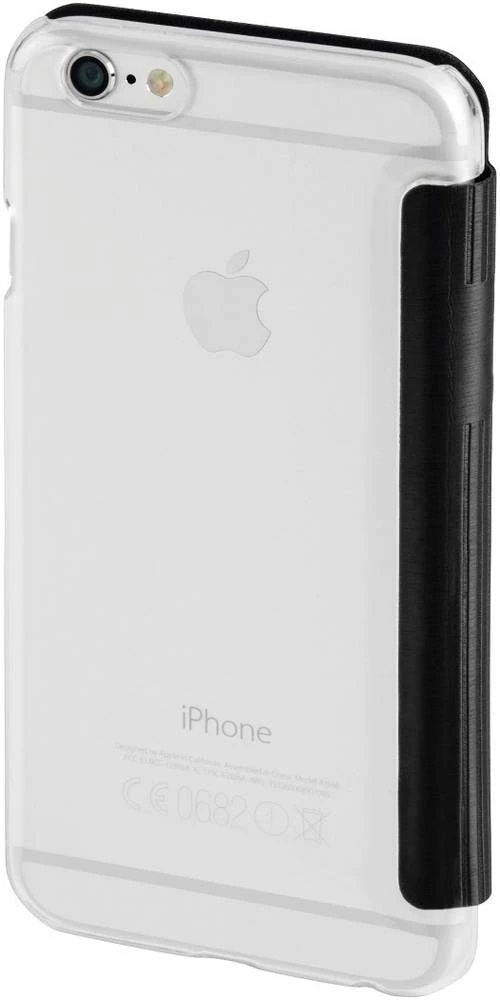 Preklopni etui za iPhone Hama Clear za: Apple iPhone 6S, crna slika
