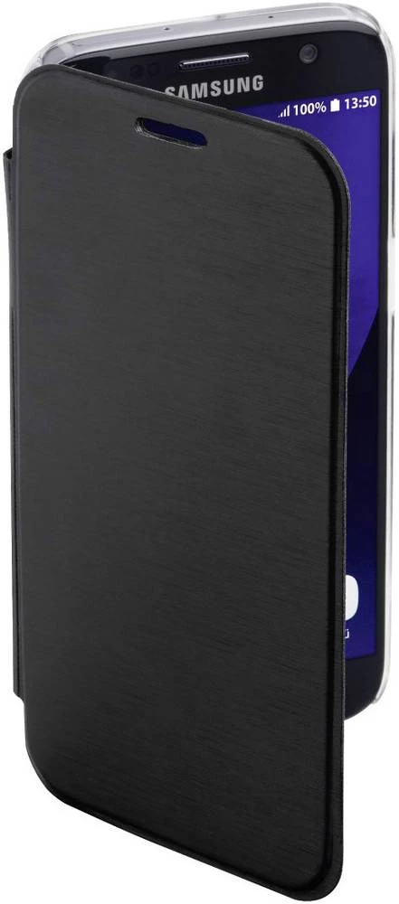 Preklopni etui za pametni telefon "Clear" Hama za: Samsung Galaxy S7 crna slika