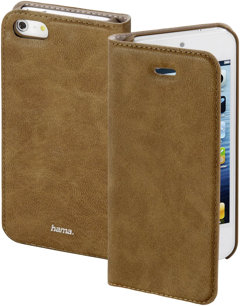 Preklopni etui za iPhone Hama Guard Case za: Apple iPhone 5, Apple iPhone 5S, Apple iPhone SE, smeđa slika