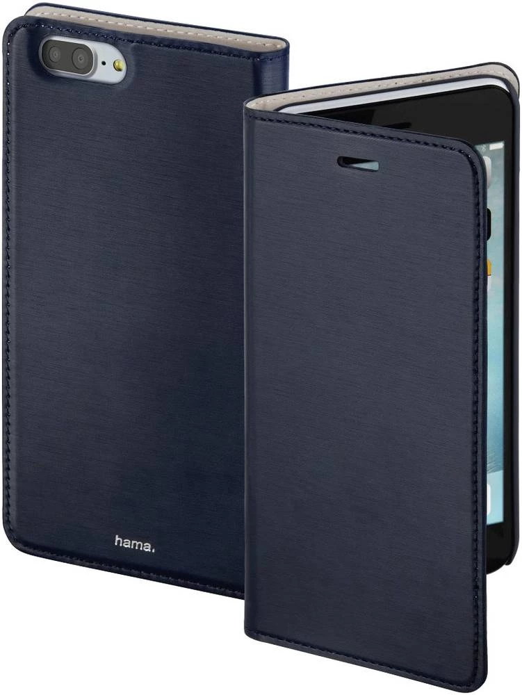 Preklopni etui za iPhone Hama Slim za: Apple iPhone 7 Plus, mornarsko-plava slika