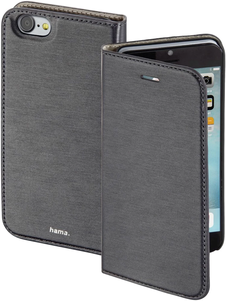 Preklopni etui za iPhone Hama Slim za: Apple iPhone 7, siva slika