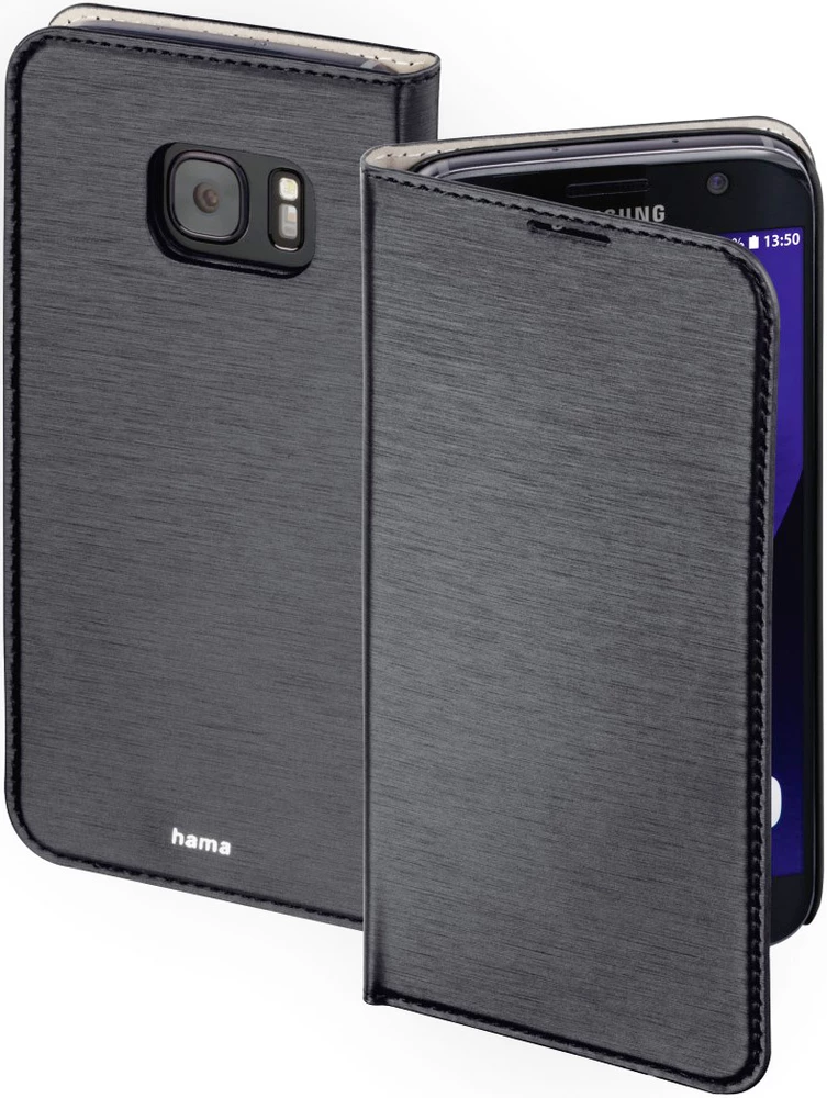 Preklopni etui za pametni telefon "Slim" Hama za: Samsung Galaxy S7 tamnosiva slika
