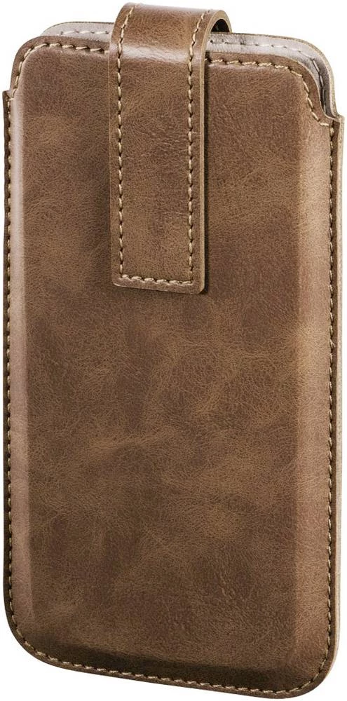 Etui za pametni telefon "Slide" Hama L, unutarnje dim. (Š  x V x Db): 70 x 125 x 12 mm, univerzalno, smeđa slika