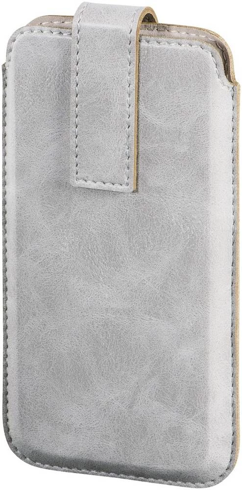 Etui za pametni telefon "Slide" Hama L, unutarnje dim. (Š  x V x Db): 70 x 125 x 12 mm, univerzalno, siva slika