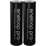 Mignon (AA) akumulatorska baterija NiMH Panasonic eneloop pro 2450 mAh 1.2 V 2 kom.