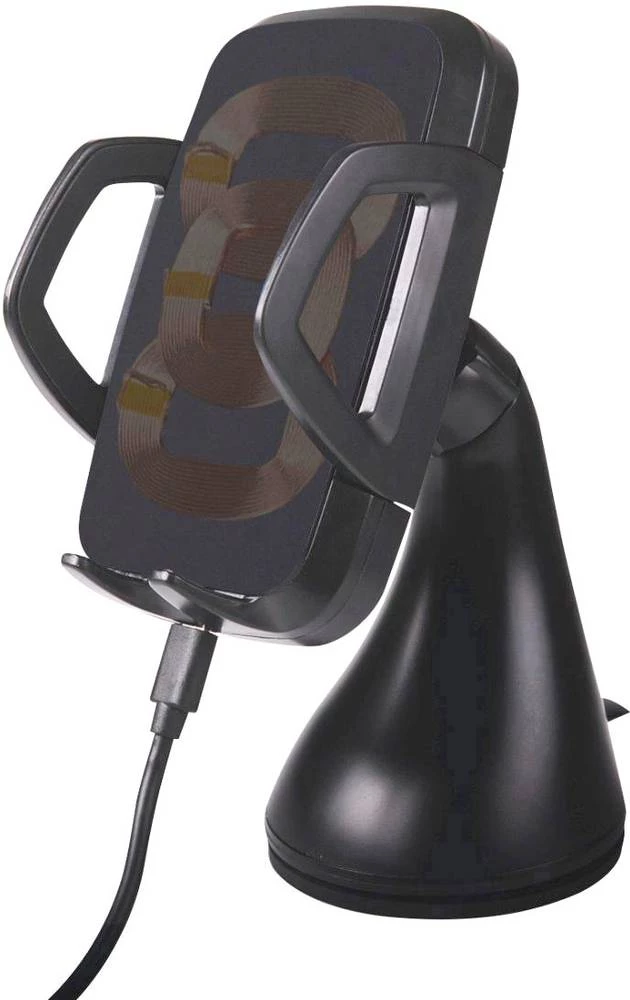 Indukcijski punjač Qi Car PrimeLine 173669 Hama izlazi po standardu indukcijskog punjenja slika