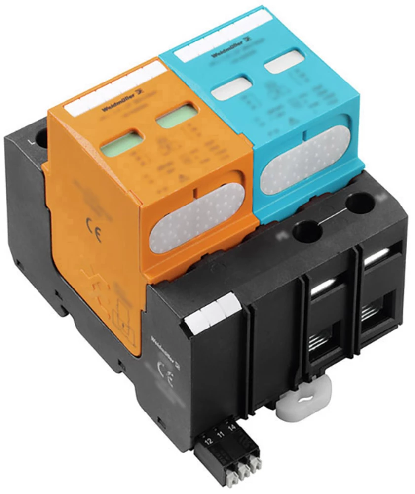 Zaštita od prenapona za razvodni ormar VPU I 1+1 R 280V/25KA 2063040000 Weidmüller 100 kA slika