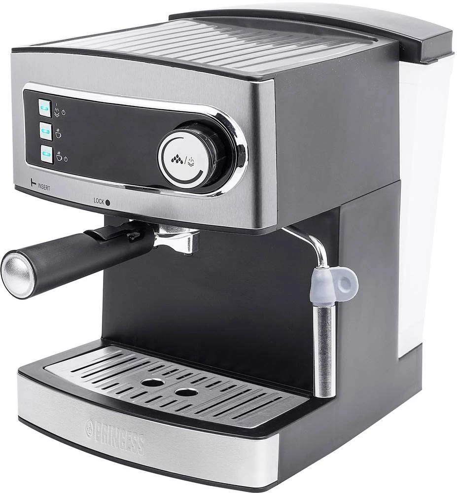 Aparat za espresso kafu KM 54.07 Princess 850 W plemeniti čelik, crna slika
