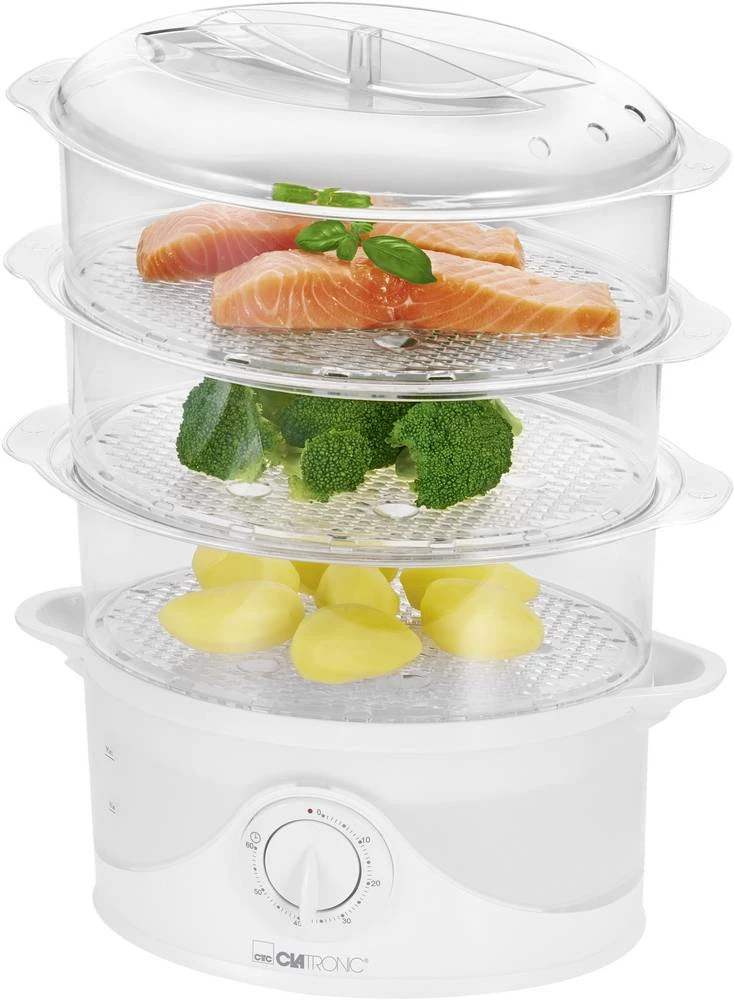 Parno kuhalo funkcija tajmera DG M TT 3665 Clatronic bijela slika