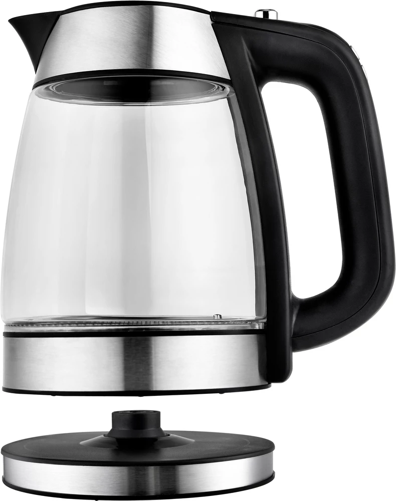 Bežično kuhalo za vodu TKG JK 1040 TKG Team Kalorik s ekranom, predodabir temperature staklo slika