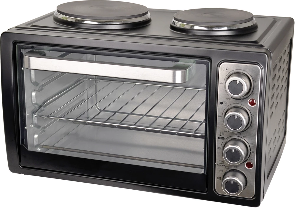 Mini pećnica TKG MK 1002 28 l EFBE Schott uklj. grijaće ploče, multi funkcija, predodabir temperature, funkcija tajmera slika