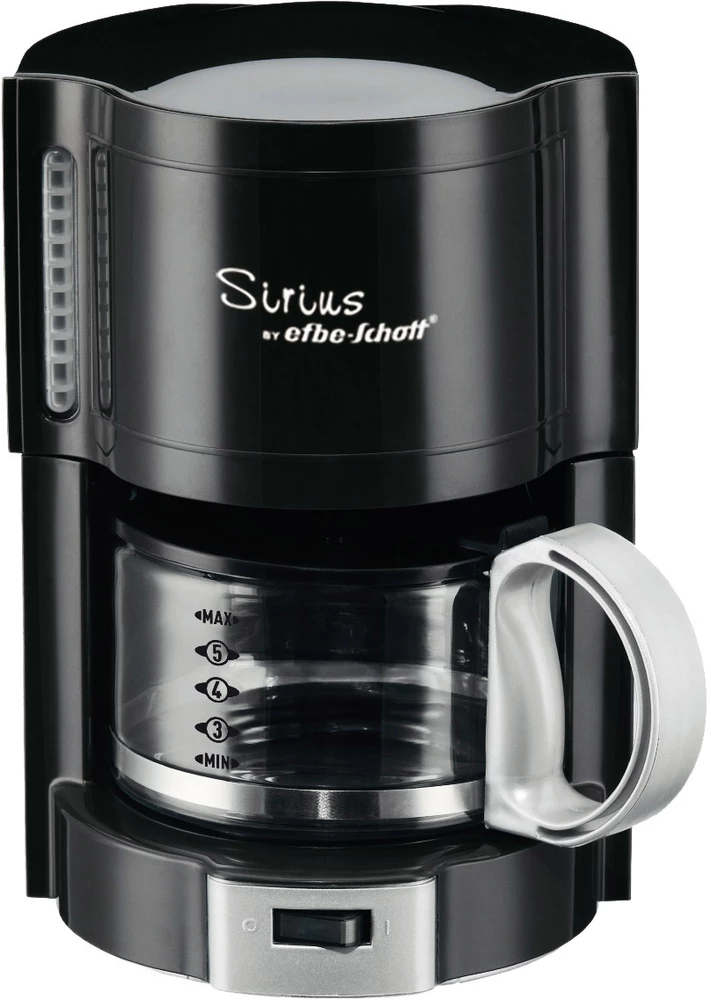 Aparat za kavu SC KA 601.1 S EFBE Schott zapremina šalica=6 staklena posuda crna slika