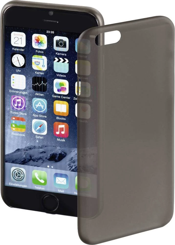 Maska za iPhone Hama Ultra Slim za: Apple iPhone 6, Apple iPhone 6S, crna slika