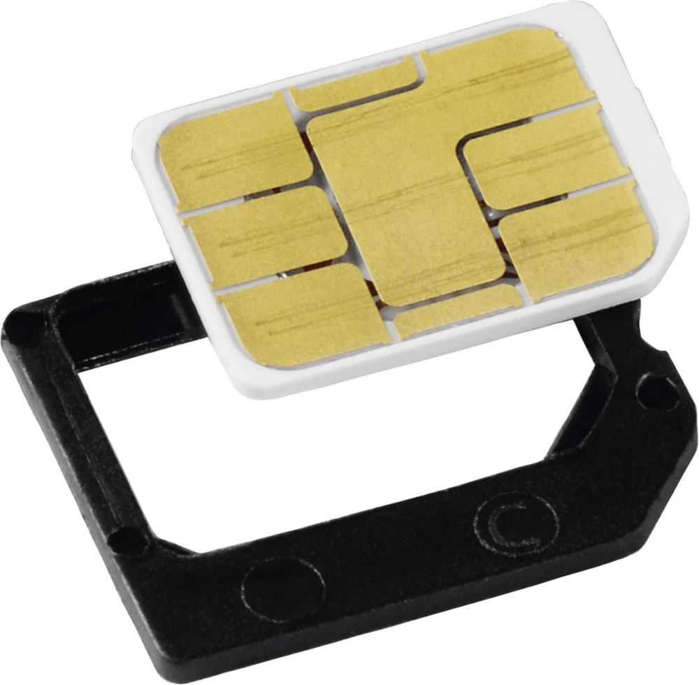 SIM adapter Hama Nano-SIM/Micro-SIM, adaptiran s: Nano SIM adaptiran na: Micro SIM slika