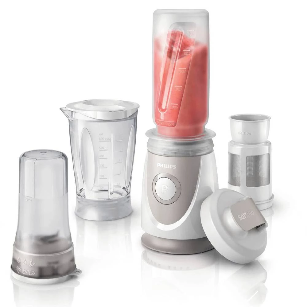 Blender za voćne napitke Daily Collection Philips mini mikser 350 W siva, bijela slika