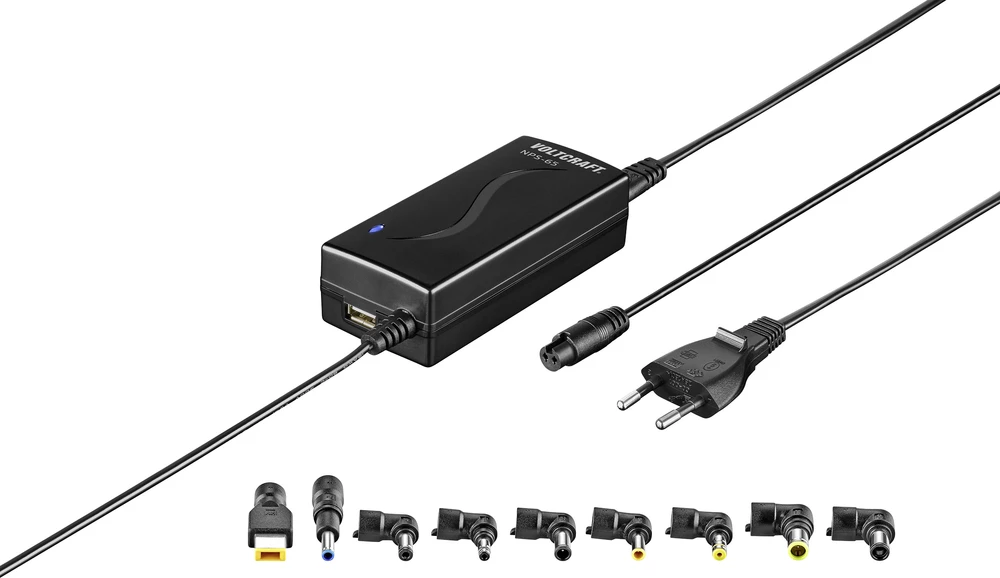 Strujni adapter za prijenosno računalo NPS-65 VOLTCRAFT 65 W 4.5 A slika