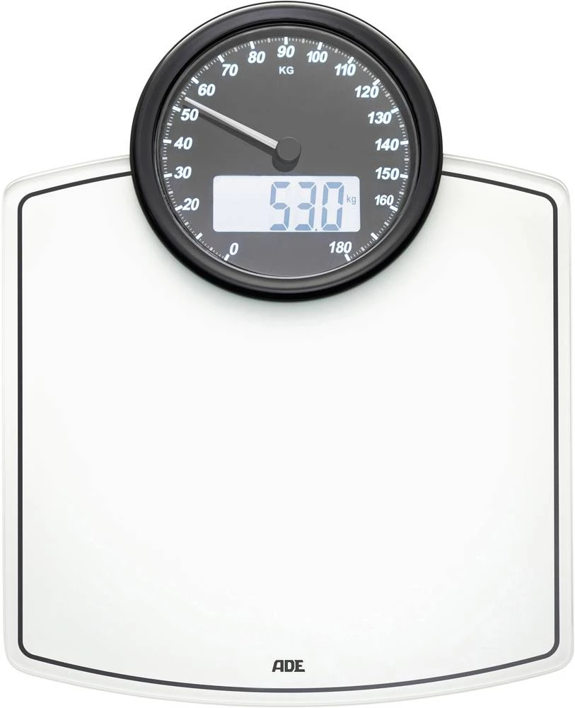 Digitalna osobna vaga BE 1500 Luna ADE područje vaganja (maks.)=180 kg bijela slika