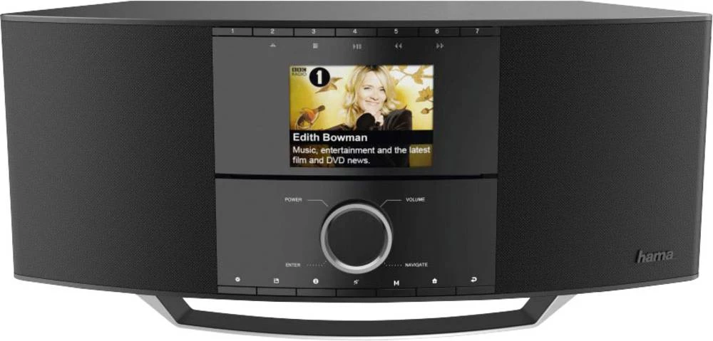 Internetski radio DIR3500MCBT Hama AUX, Bluetooth®, CD, DAB+, internetski radio, UKV, USB, WLAN, funkcija punjenja baterije, slika