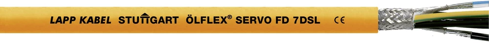 Kabel za upravljanje servo motora Ä–LFLEX® SERVO FD 7DSL 4 G 1 mm + 2 x 0.75 mm narančaste boje LappKabel 1023274/250 250 m slika