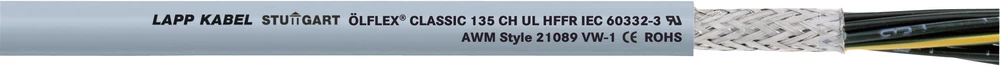 Upravljački kabel Ä–LFLEX® CLASSIC 135 CH 5 x 1.50 mm sive boje LappKabel 1123312/50 50 m slika