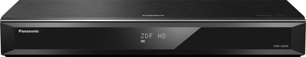 UHD Blu-ray snimač Panasonic DMR-UBC80EGK Twin-HD DVB-C/T2 Tuner, 4K Upscaling, High-Resolution Audio, WLAN crne boje slika