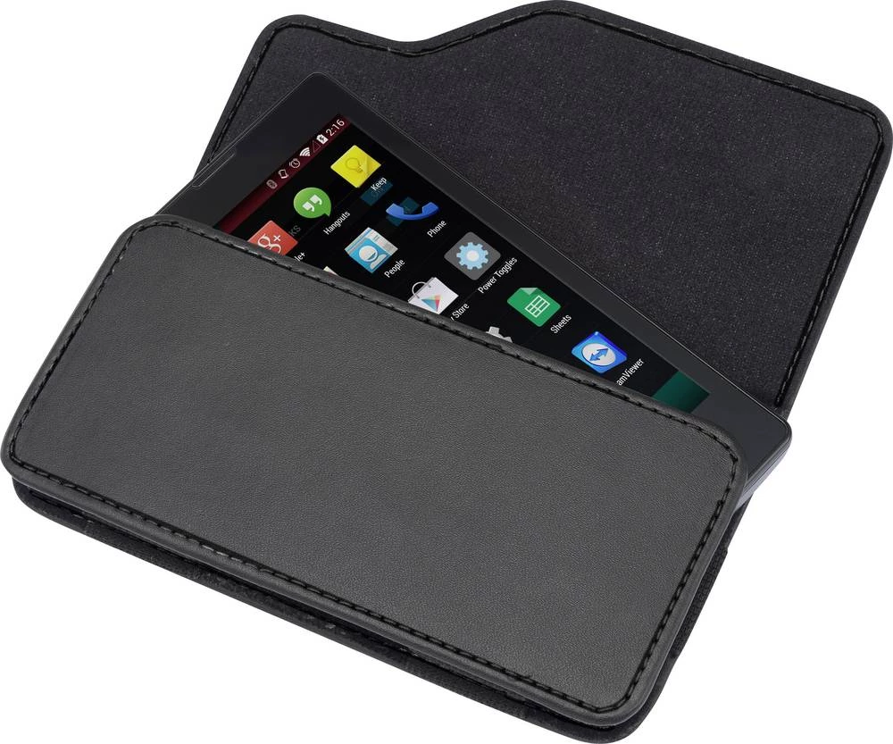 Renkforce rf-HT-400 torbica za pojas, pogodna do 13,2 cm (5,2") unutarnje dimenzije (Š  x V x D): 142 x 72 x 9 mm crna slika