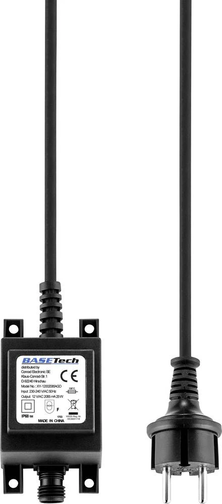 Halogen transformator Basetech XY-12002085AGO 12 V/AC 25 W (maks) za vansku primjenu slika