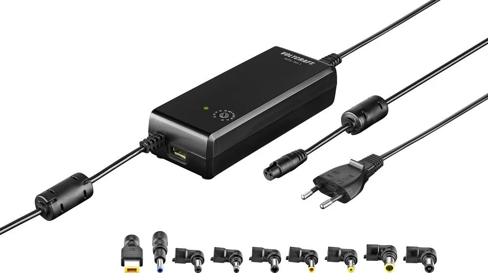 Strujni adapter za prijenosno računalo NPS-90-1 VOLTCRAFT 90 W 12 V/DC, 14 V/DC, 15 V/DC, 18 V/DC, 18.5 V/DC, 19 V/DC, 19.5 V/DC slika