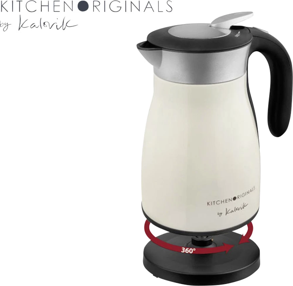 Bežično kuhalo za vodu TKG JK 1034 KTO TKG Team Kalorik krem bijela slika