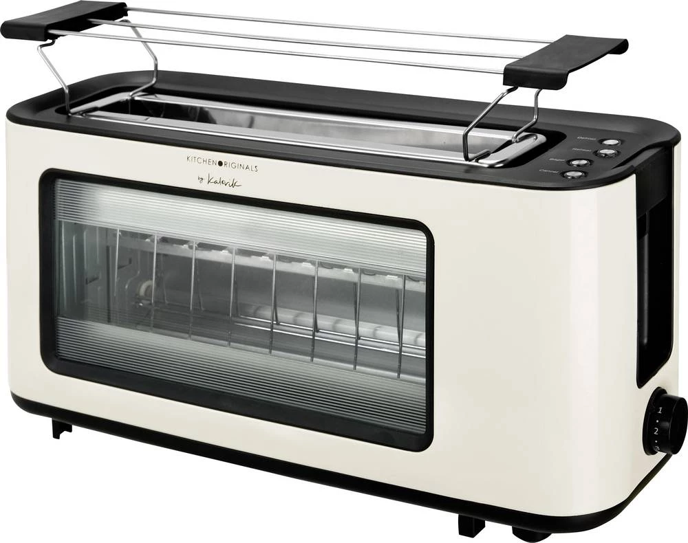 Toster TKG TO 1012 KTO TKG Team Kalorik s kablom, s funkcijom za pecivo, s nastavkom za pecivo, s ručnim podešavanjem temperatur slika