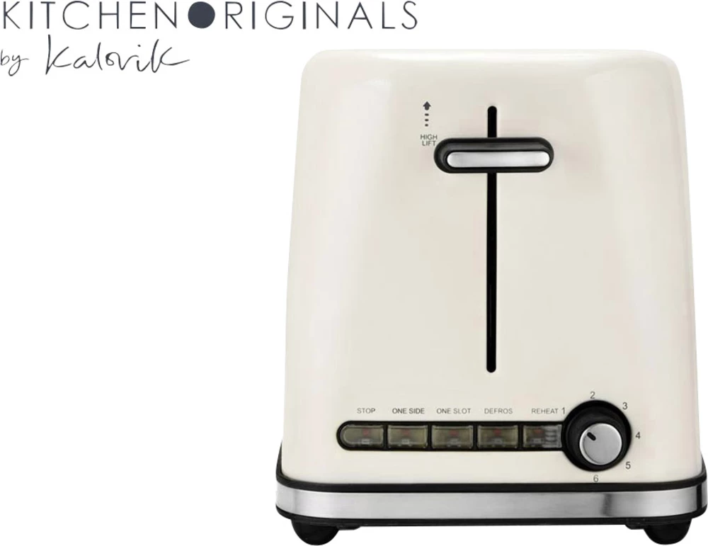 Toster TKG TO 1014 KTO TKG Team Kalorik s kablom, s funkcijom za pecivo, s isključivanjem pojedinačnog utora, s ručnim podešavan slika